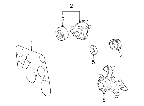 LS430 BELTS & PULLEYS