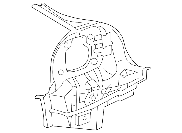 69140-38100 Деталь TAIL LAMP POCKET, LEFT