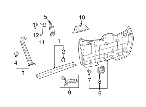 Highlander INTERIOR TRIM