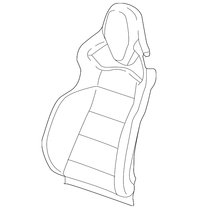 22960468 Деталь SEAT BACK COVER