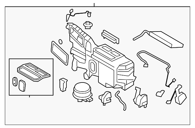 CT4Z-19B555-J Деталь EVAPORATOR ASSY