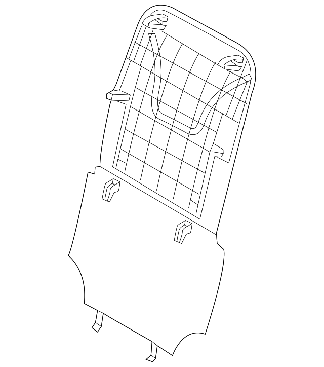 88390-A7010KK2 Деталь SEAT BACK PANEL