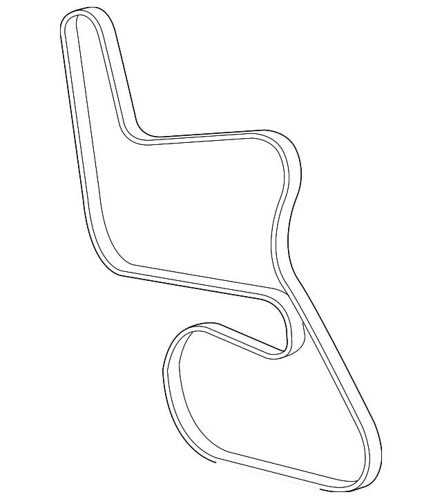 12587999 Деталь SERPENTINE BELT