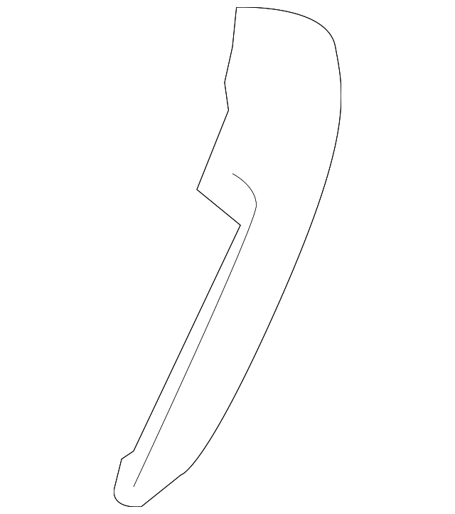 8376286Z00 Деталь HANDLE COVER, RIGHT