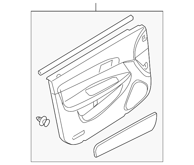 8371086Z10 Деталь DOOR TRIM PANEL, RIGHT