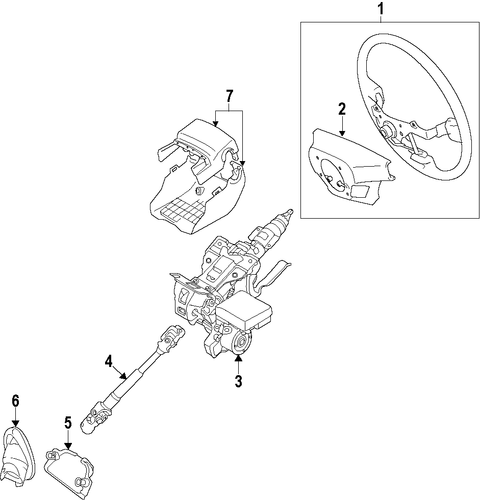 iA STEERING COLUMN