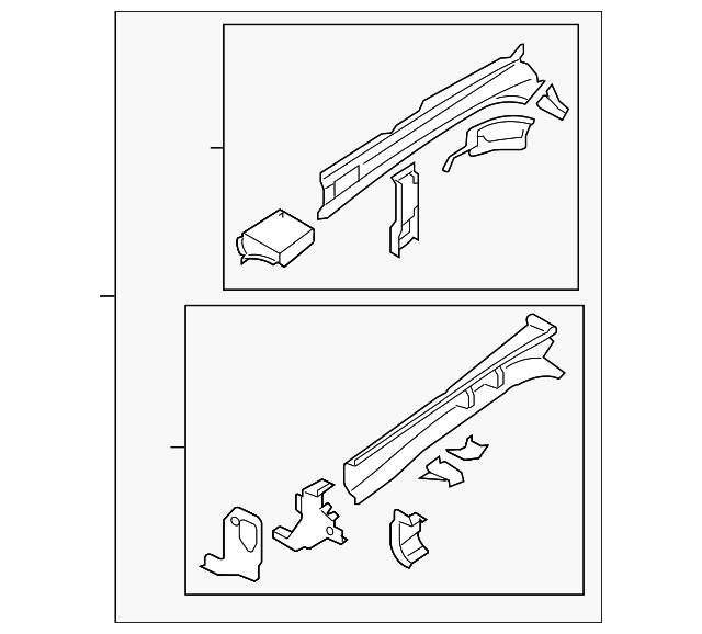 51620FG0709P Деталь RAIL ASSY, LEFT