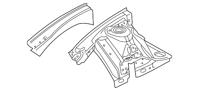 92194554 Деталь APRON PANEL, LEFT