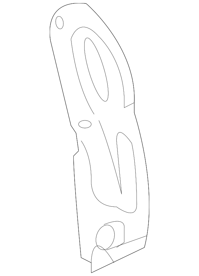 92267675 Деталь APRON PANEL HOLE COVER, RIGHT