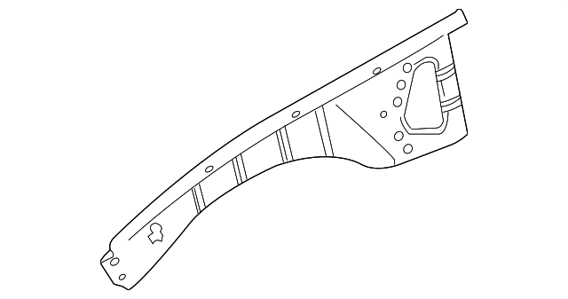 92261547 Деталь UPPER RAIL, LEFT