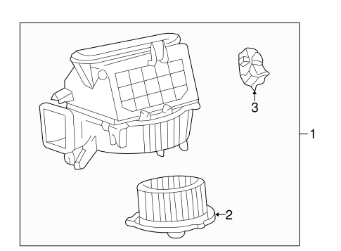 ES300 BLOWER MOTOR & FAN