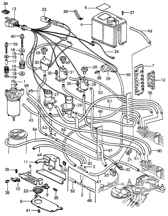 ENGINE/CONTROL BOX (5) for 1981 Honda CIVIC HATCHBACK #1