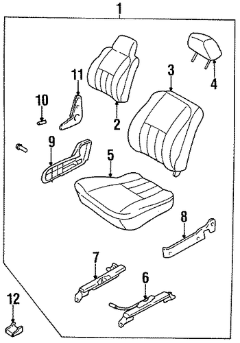 Sephia SEATS & TRACK COMPONENTS