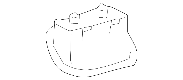 211-860-10-14-7D43 HEADLINER REAR BRACKET, RIGHT