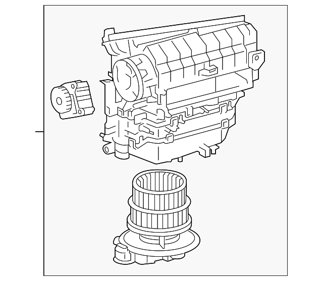 87130-30822 Деталь BLOWER ASSY