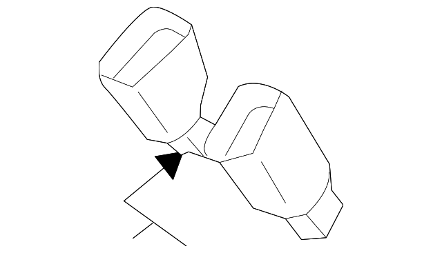 89842-3KA8A Деталь BUCKLE, RIGHT