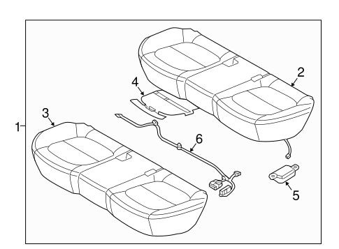 Soul REAR SEAT COMPONENTS 4
