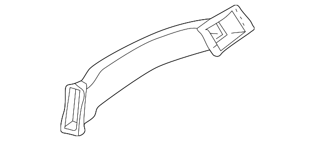 163-830-02-44 Деталь DEFROSTER DUCT, RIGHT