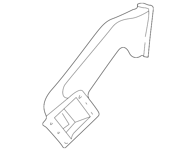 163-830-01-44 Деталь DEFROSTER DUCT, LEFT