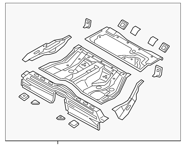 65510-3T010 Деталь CENTER FLOOR PAN