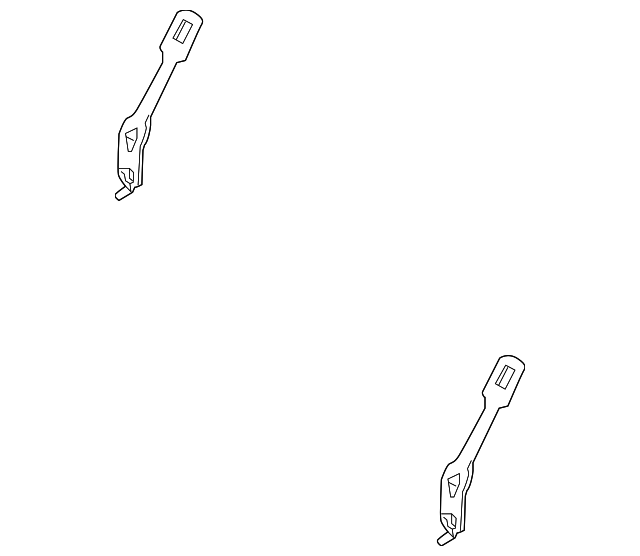 89890-1F100 Деталь OUTER BRACKET, LEFT