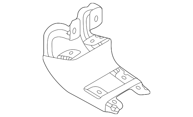 AL3Z-16A506-AA Деталь FRONT BRACKET, RIGHT