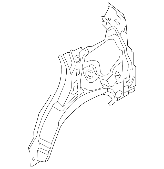 71603-1U000 Деталь LOWER QTR PANEL, LEFT