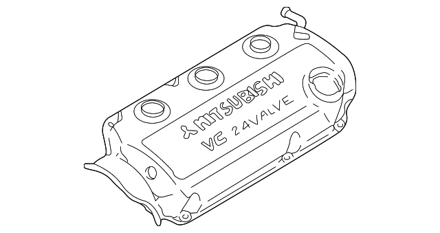 MD315324 Деталь VALVE COVER, LEFT