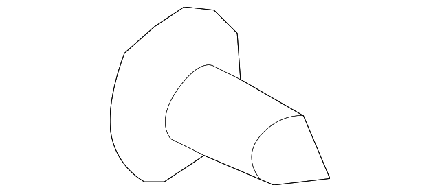 KGJ21-68885BRU Деталь FRONT SILL PLATE RETAINER, RIGHT