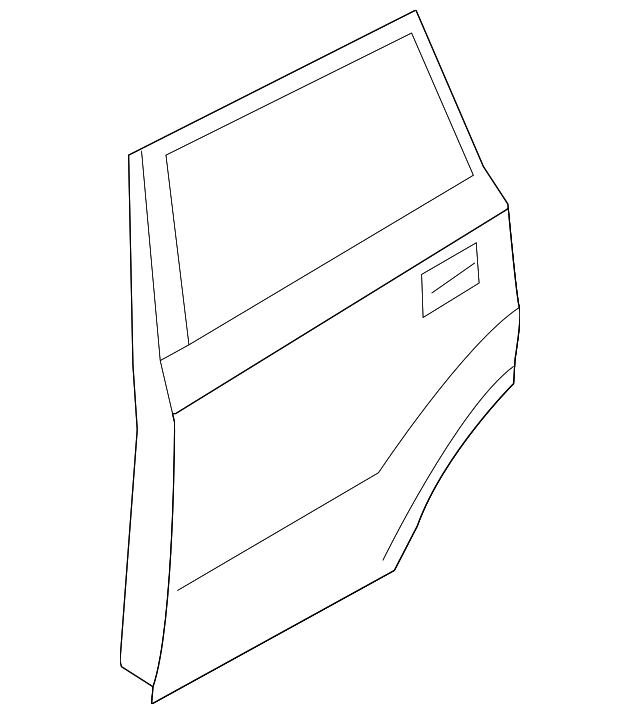 77003-2K521 Деталь DOOR SHELL, LEFT