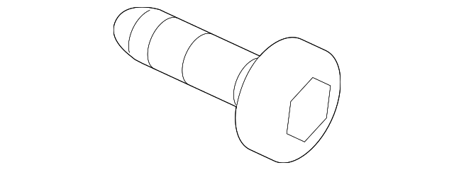 82290-1D000 Деталь BELT MOLDING SCREW, RIGHT