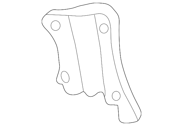 86117-48010 Деталь DISPLAY UNIT BRACKET, LEFT