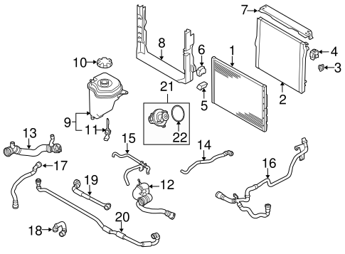 X6 RADIATOR & COMPONENTS