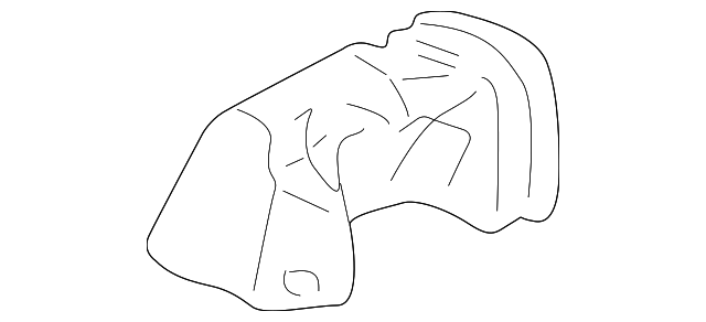 55843-35010 Деталь HEATER DUCT