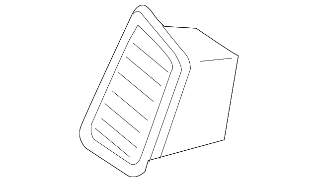 8030A253XA Деталь AIR OUTLET, LEFT