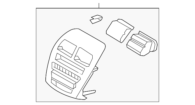 8002B266XA Деталь CENTER PANEL