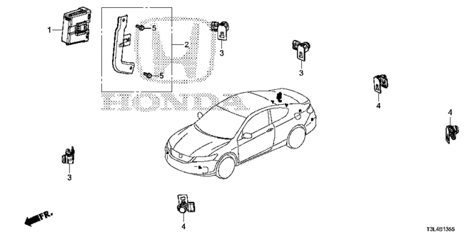 ACCORD COUPE PARKING SENSOR