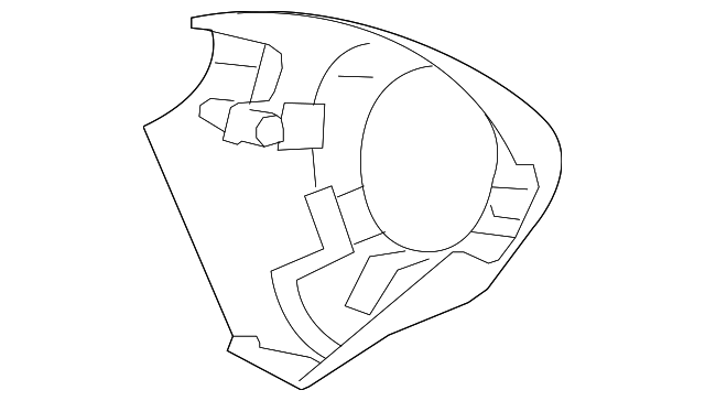 78518-SLN-A91ZA Деталь COVER, BODY *NH167L* (GRAPHITE BLACK)