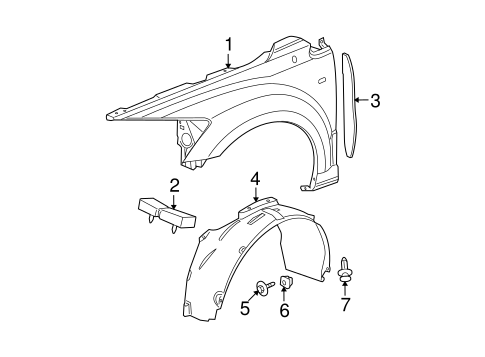 Caliber FENDER & COMPONENTS