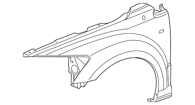 5115661AD Деталь FENDER, LEFT