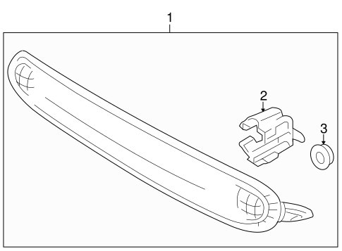Kizashi HIGH MOUNTED STOP LAMP