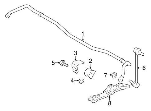 FR-S STABILIZER BAR & COMPONENTS