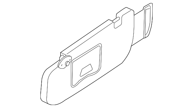 8480186Z20 Деталь SUNVISOR, RIGHT