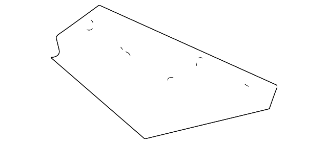 62475-12140 Деталь UPPER QTR TRIM PAD, RIGHT