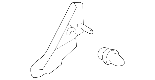 62551-02050-B0 Деталь LOWER QTR TRIM, RIGHT