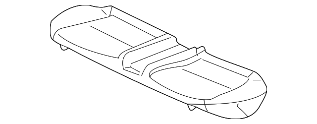 82132-S1G-A02 Деталь PAD & FRAME, RR. SEAT CUSHION