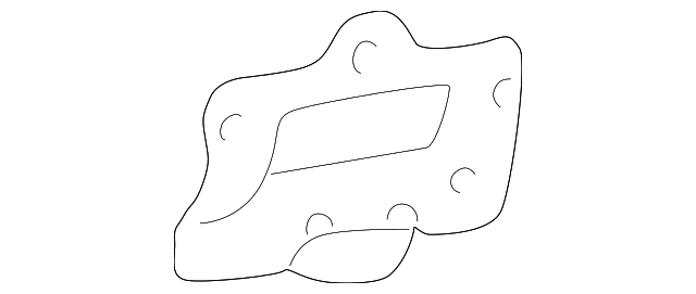 61575-35010 Деталь INNER PANEL UPPER PLATE, RIGHT