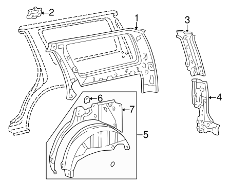 4Runner INNER STRUCTURE