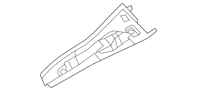 66862CR900 COWL GRILLE, LEFT