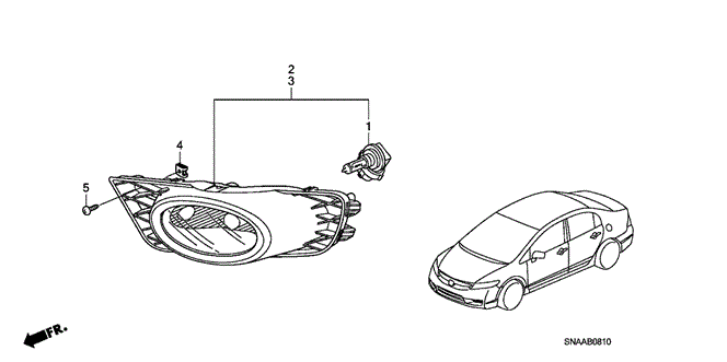 CIVIC SEDAN FOGLIGHT